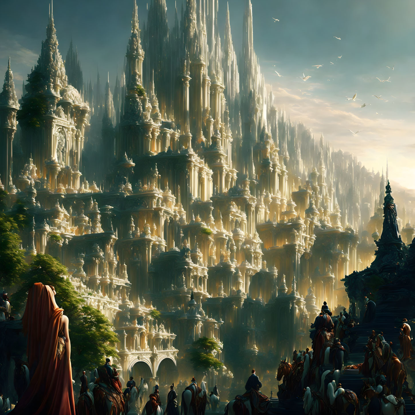 Majestic elven city