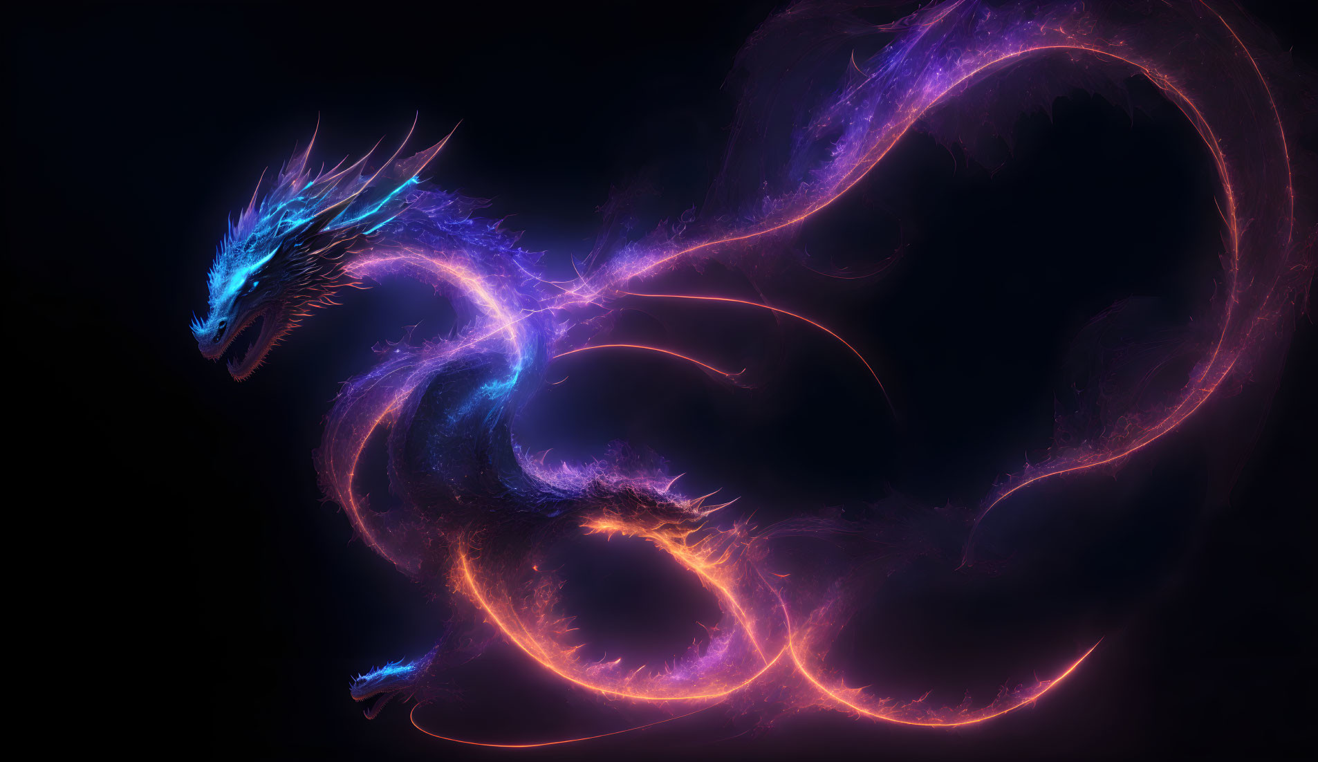 electric dragon wallpaper