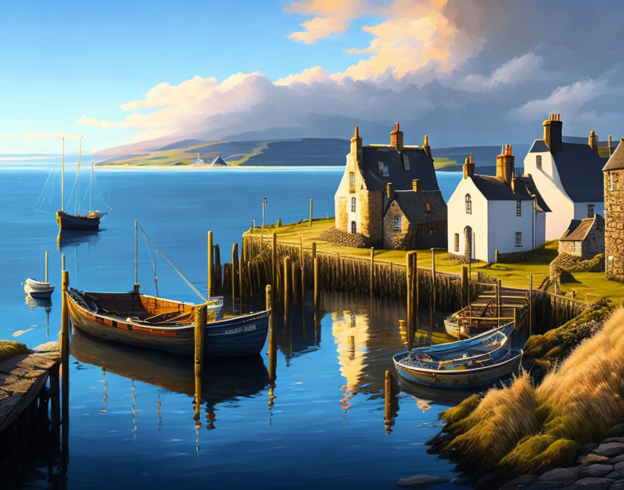 Scottish Fishing Village