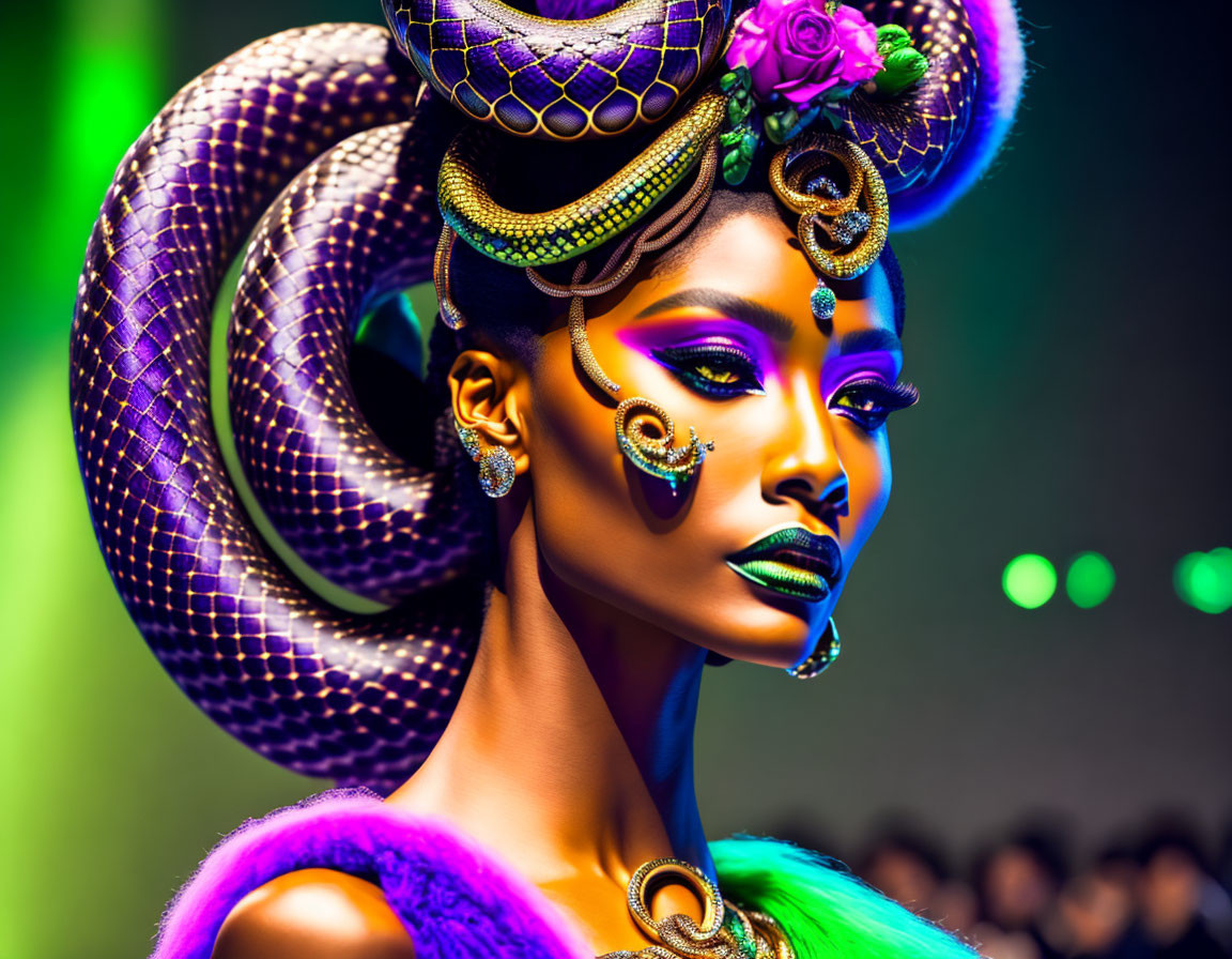 Medusa in a Fashion show