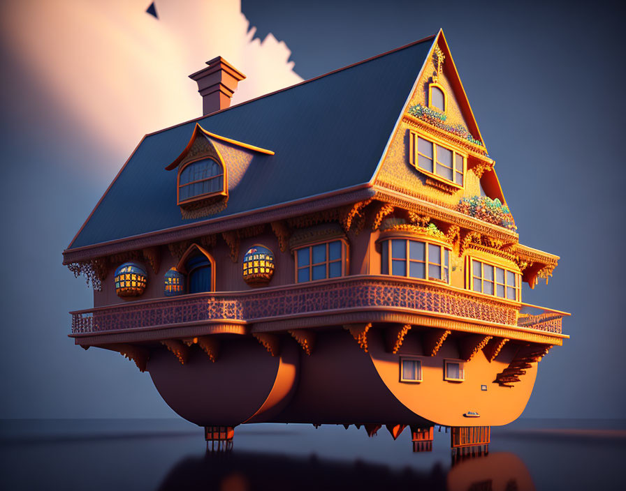 House unreal Escher 