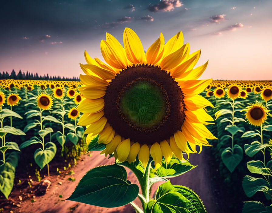 The sunflower in Ukraine