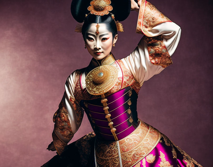 Harmony of Eras: The Victorian Kabuki Enchantment