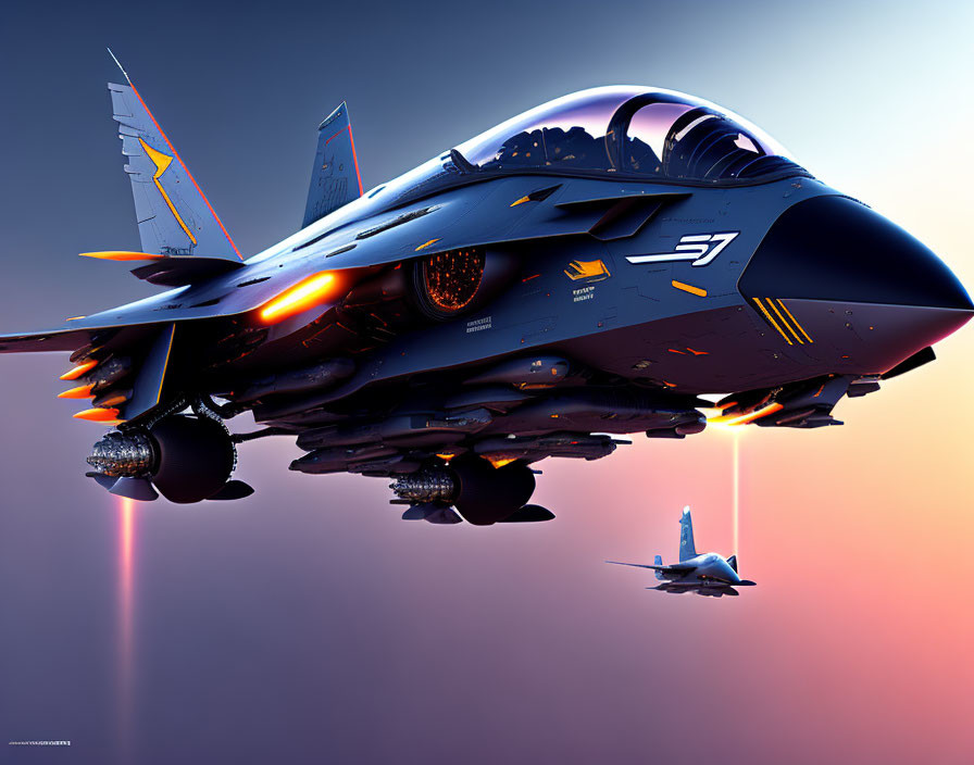 cyber fighter jet