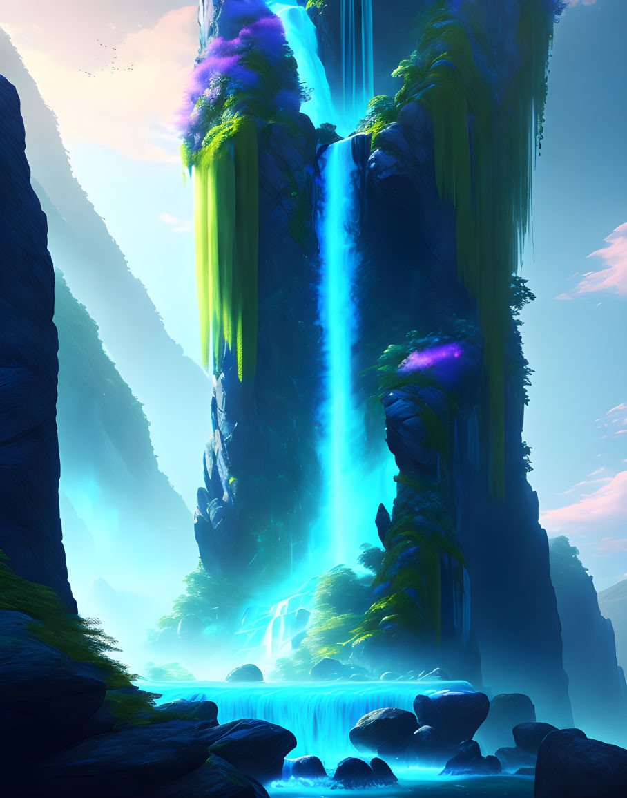 Glowing Falls