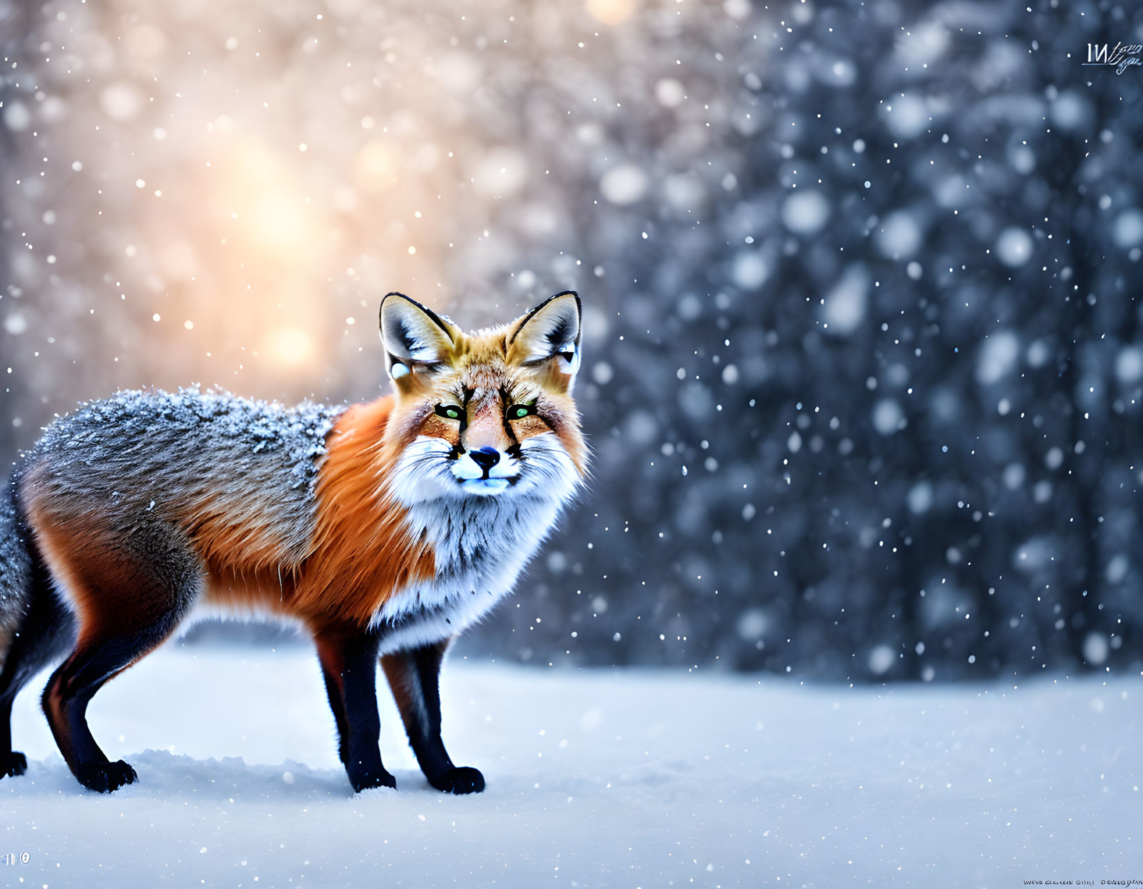 Snowy The Fox