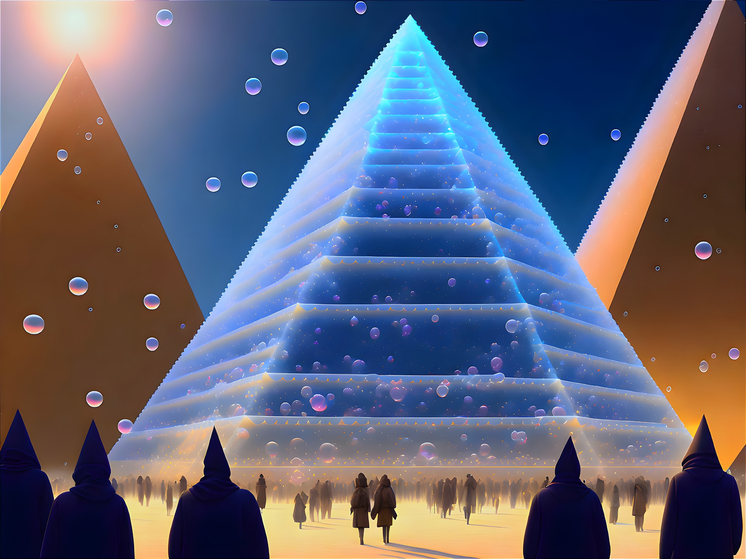 A social pyramid scheme to capture human souls