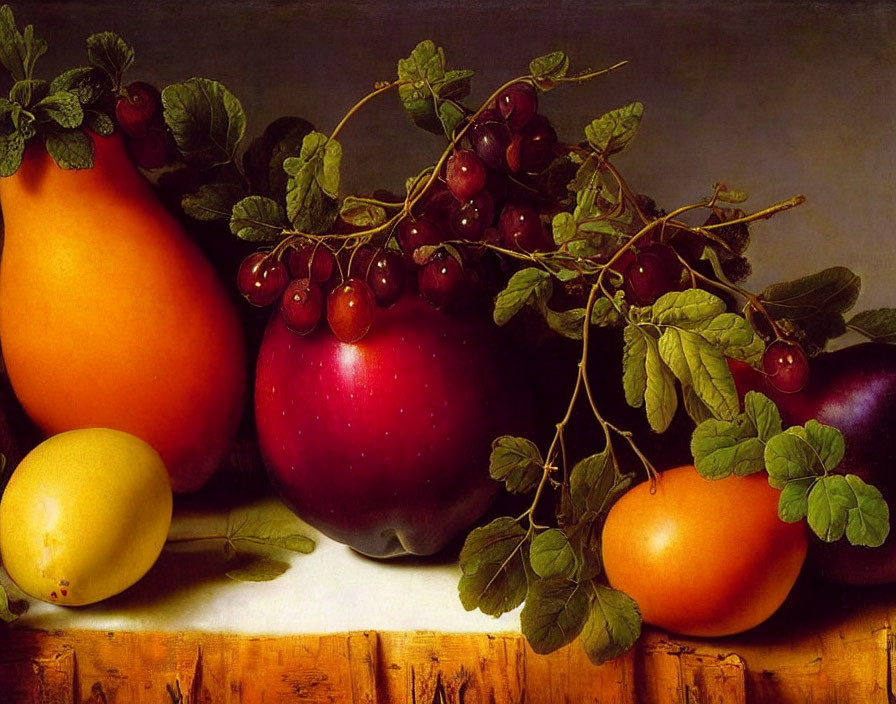 Still life in warm colors