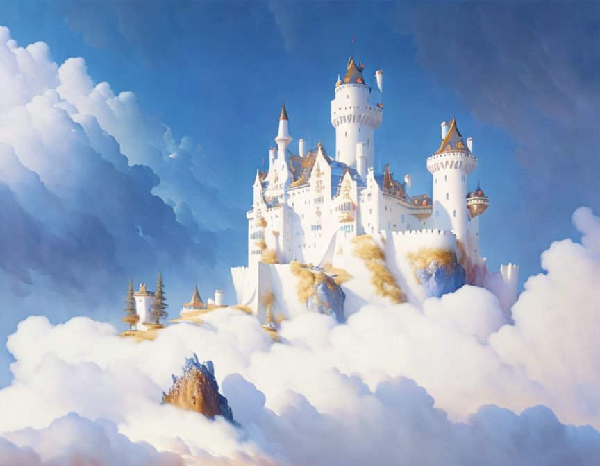 The white cloud castle