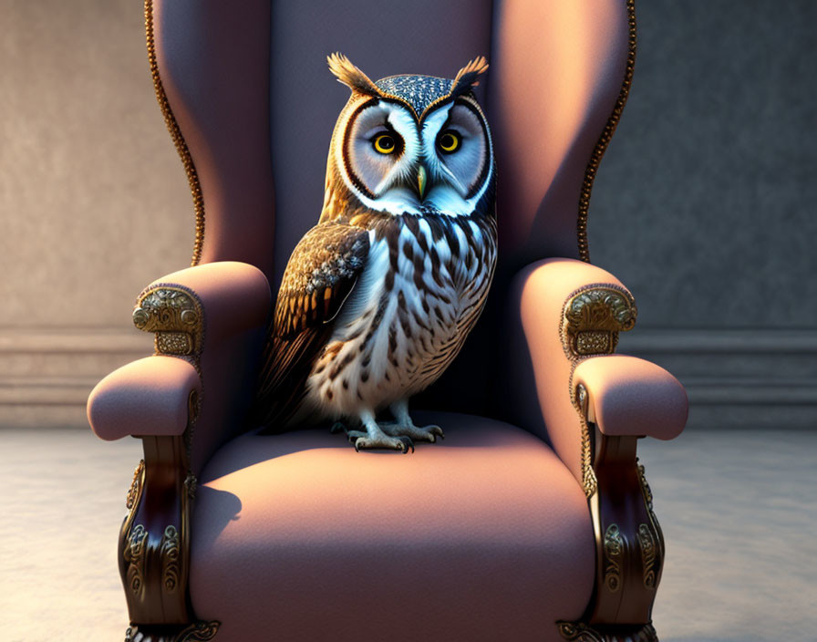 This owl is royalty