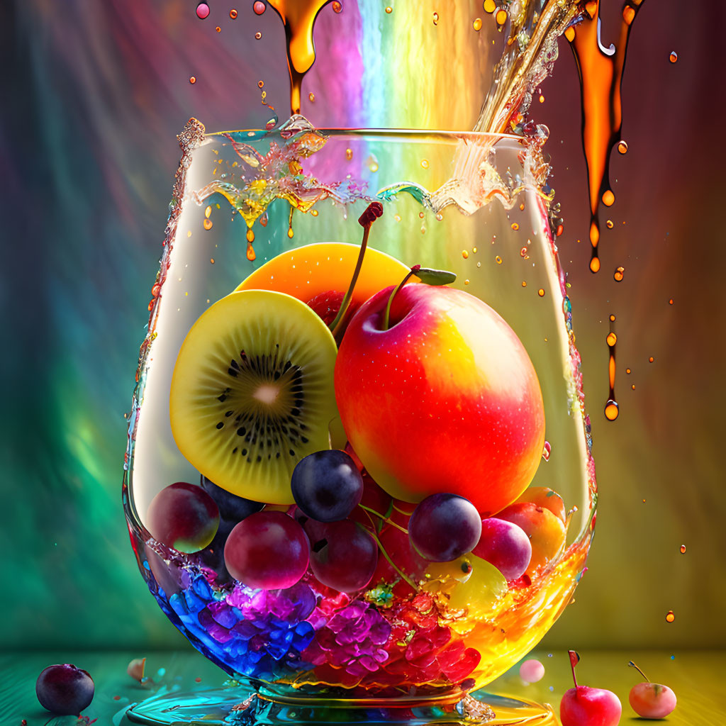 Fruits glass