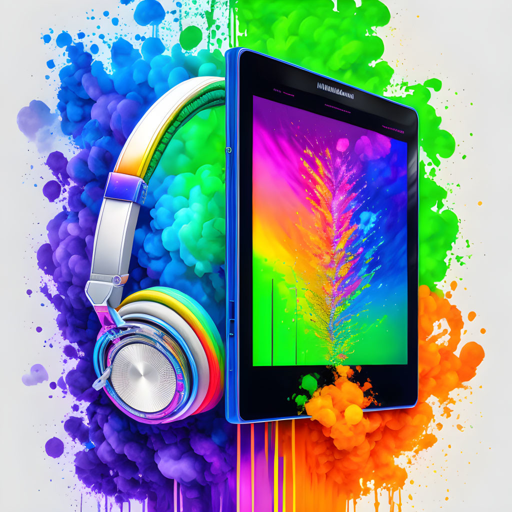Tablet with Headphone