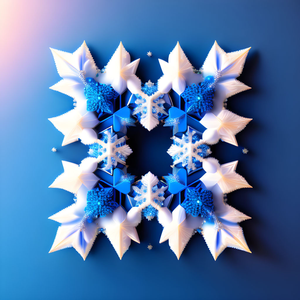 3D Fractal SnowFlake