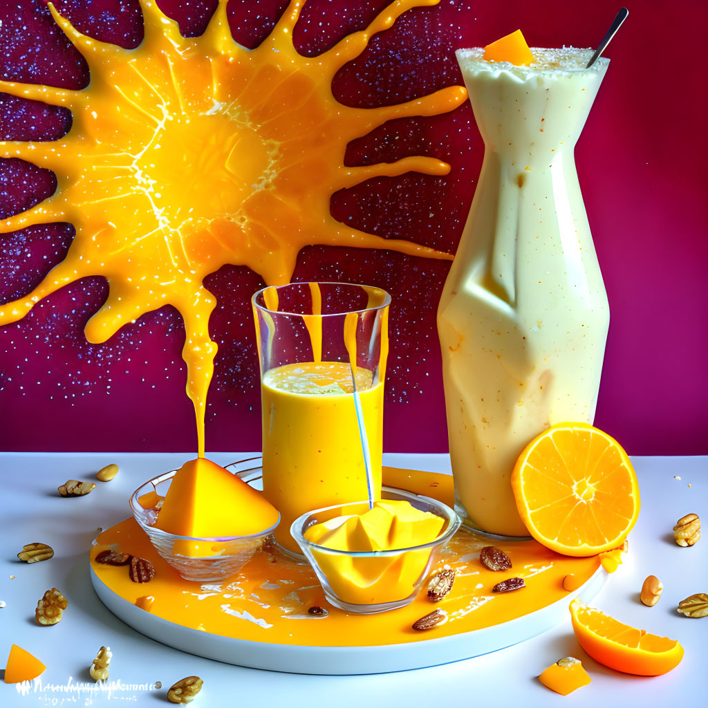 Mango and Orange Art