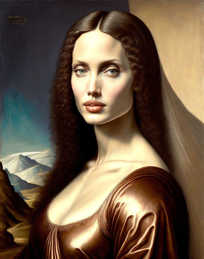 Angelina Jolie - Michelangelo vs. Da Vinci