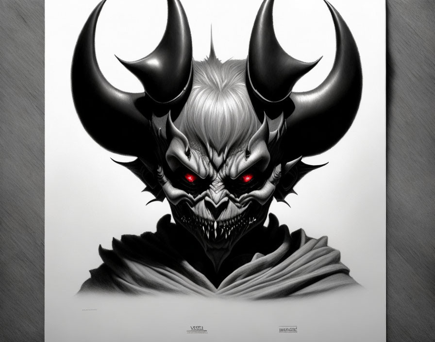evil devil sketch