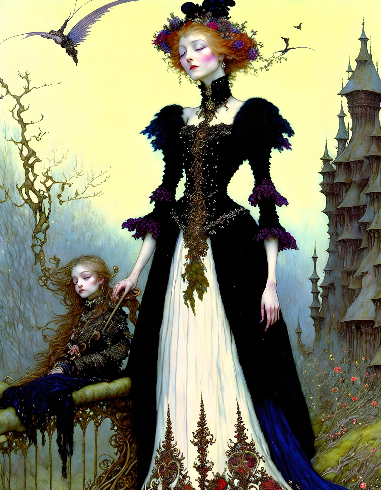 Mother witch and child