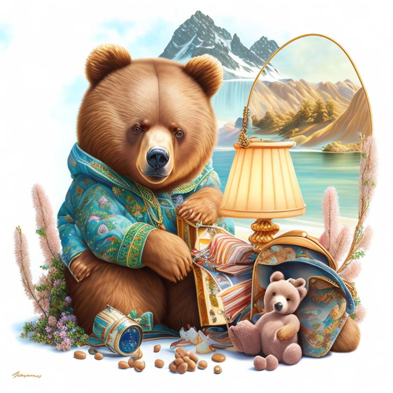 Bear on vacation