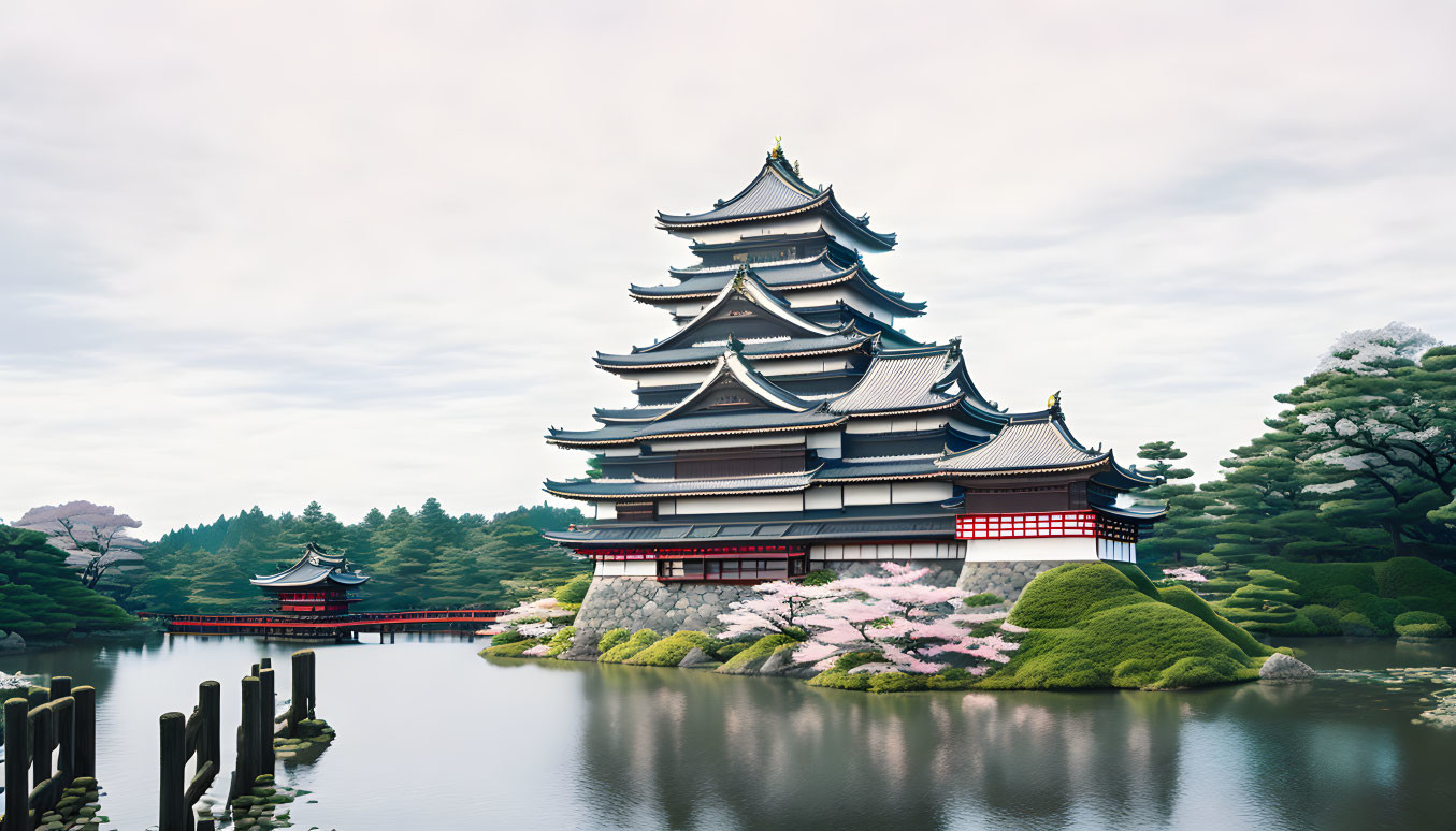 Traditional Japanese castle