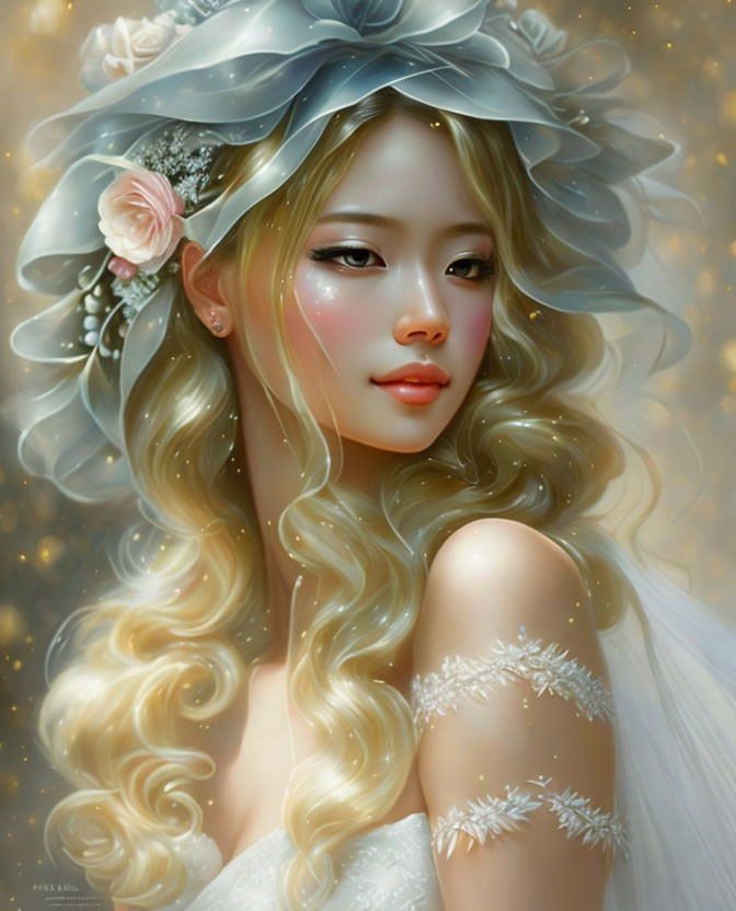 Blonde bride 