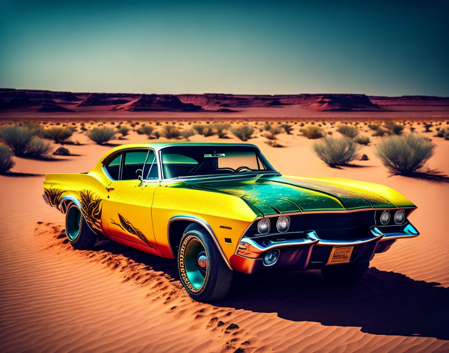 Chevy in desert