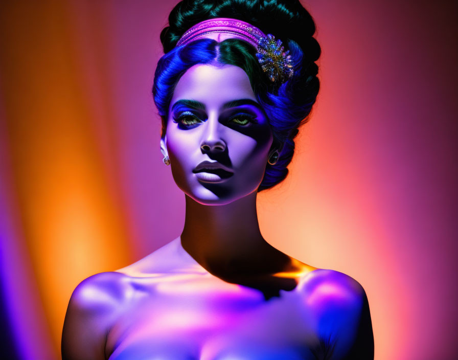 Ultraviolet goddess