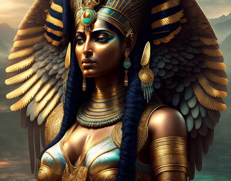 Egyptian ancient goddess Isis