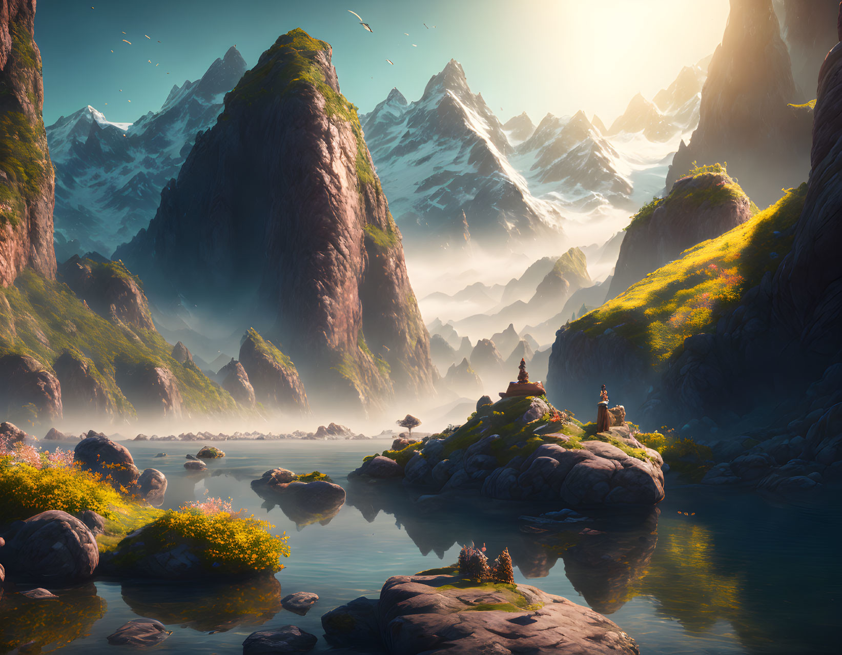 Dreamy Mountains and Rivers In Ultra Resolution 