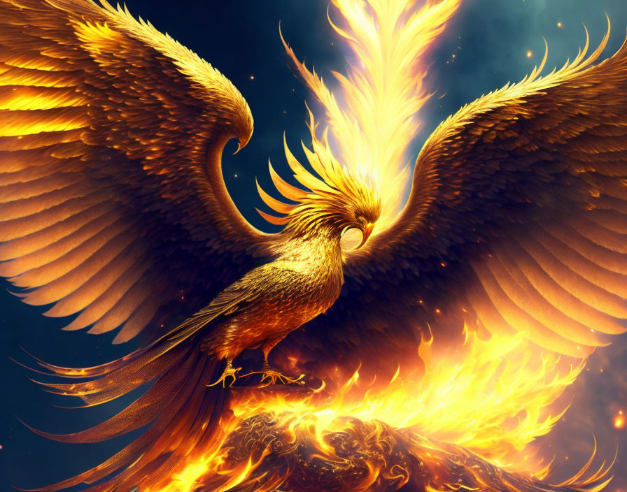 Golden phoenix