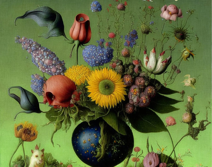 flowers and herbs from Hieronymus Bosch's Garden