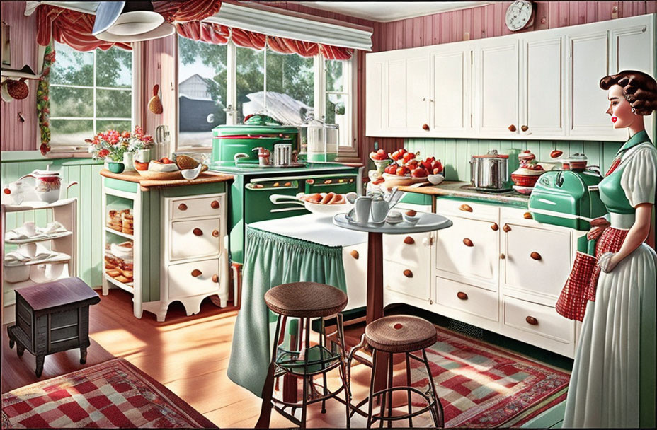Classic 1940's kitchen
