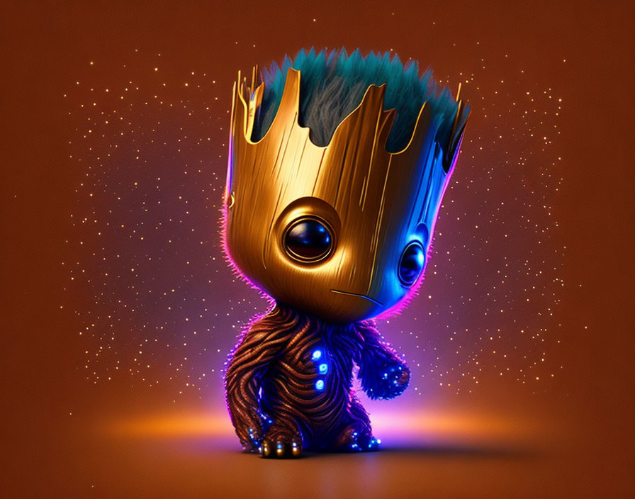 Groot and the infinity stones