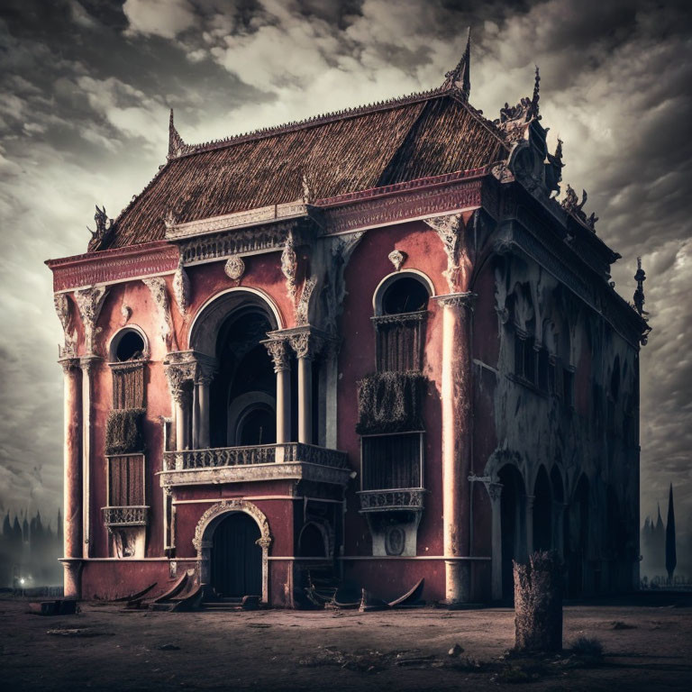 Post-apocalyptic venetian house