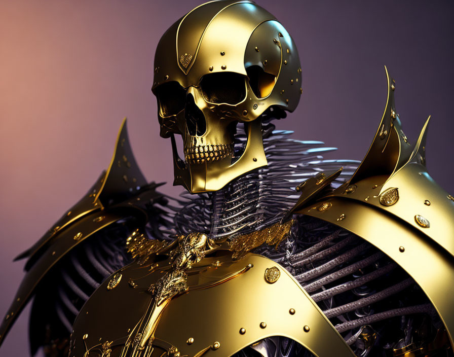 golden skeleton