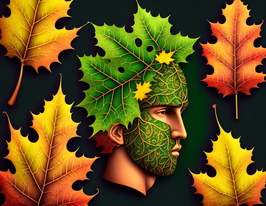 Green man in Autumn