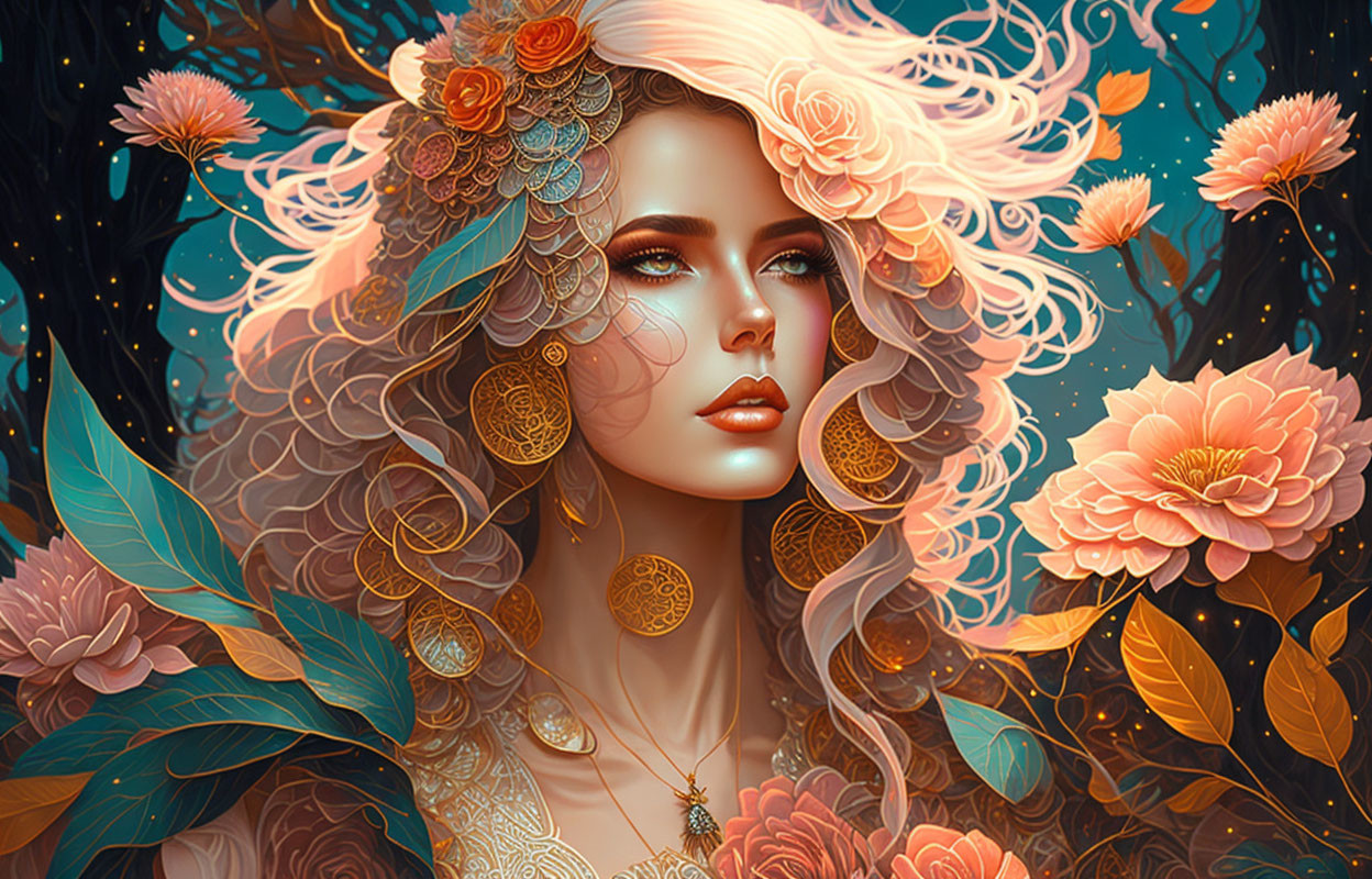 Flowers goddess 