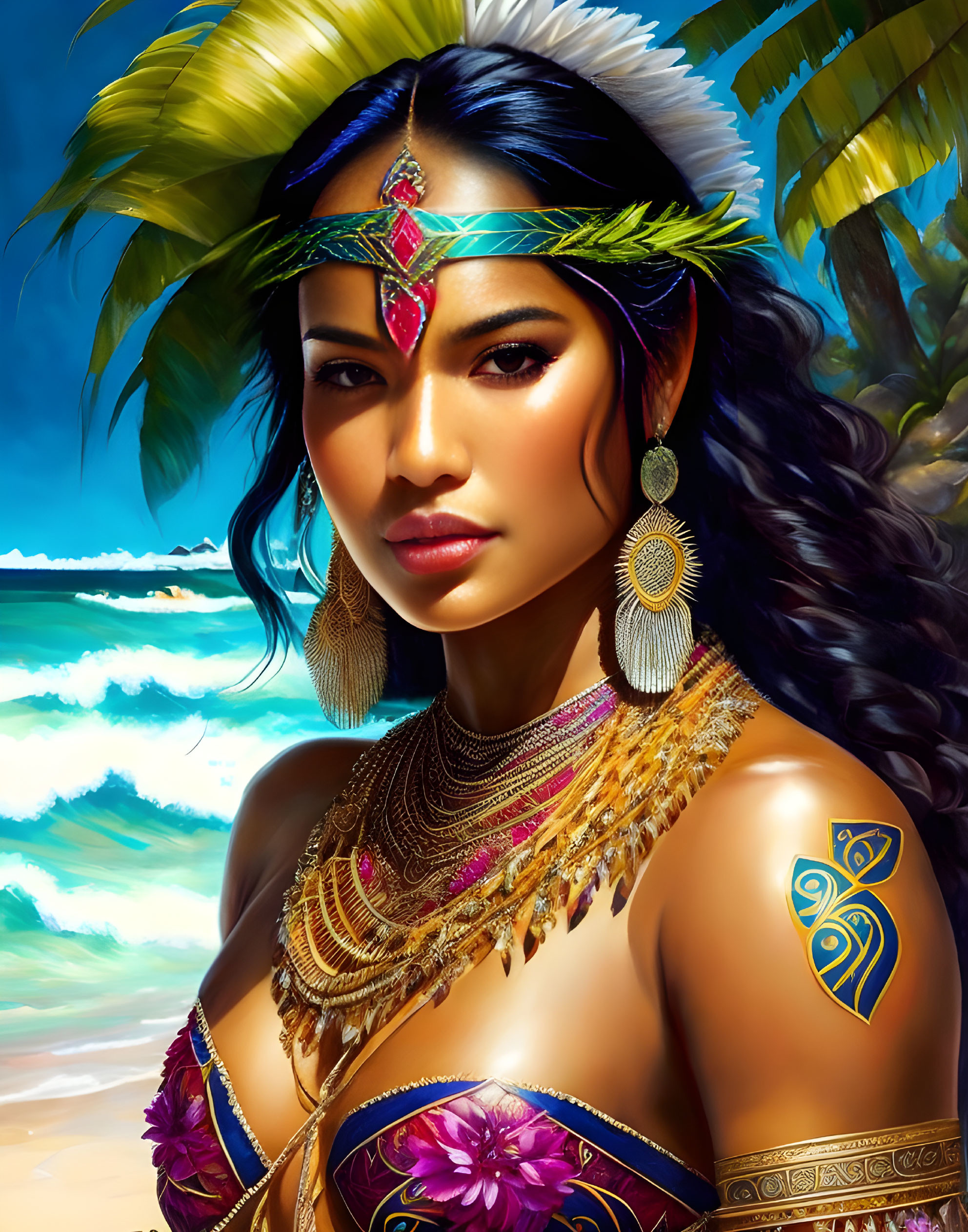 Polynesian girl