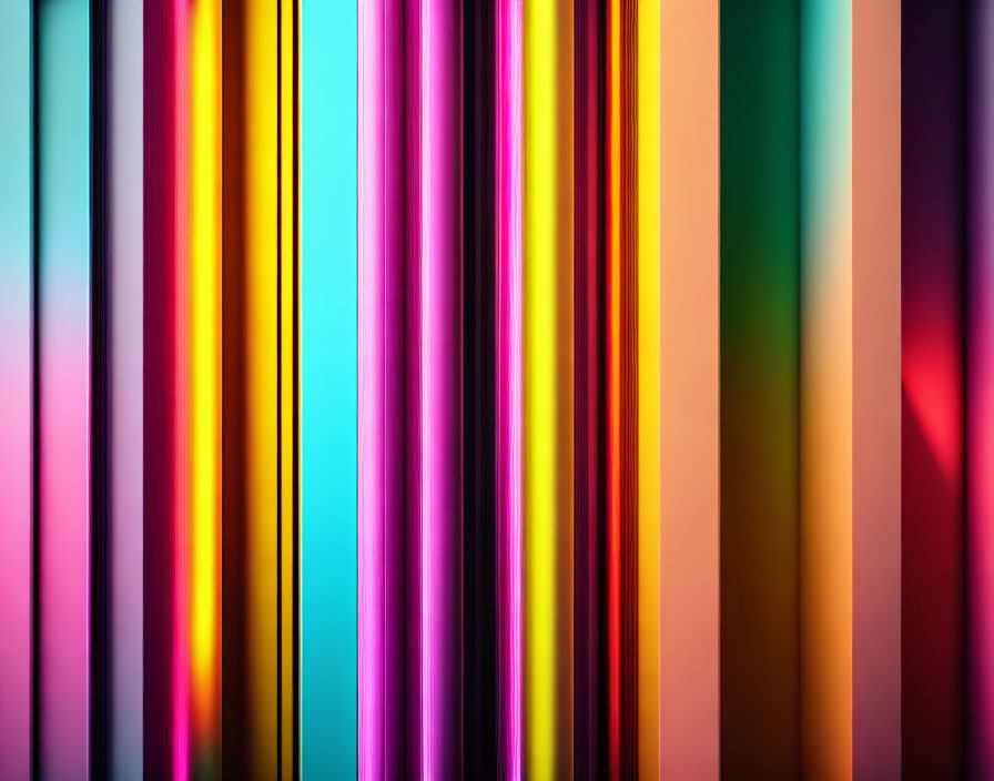 Colorful Vertical Lines Gradient Abstract Background