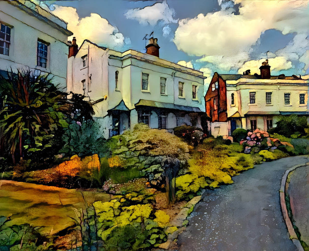 "Cresent In Leamington Spa" - by Unreal.