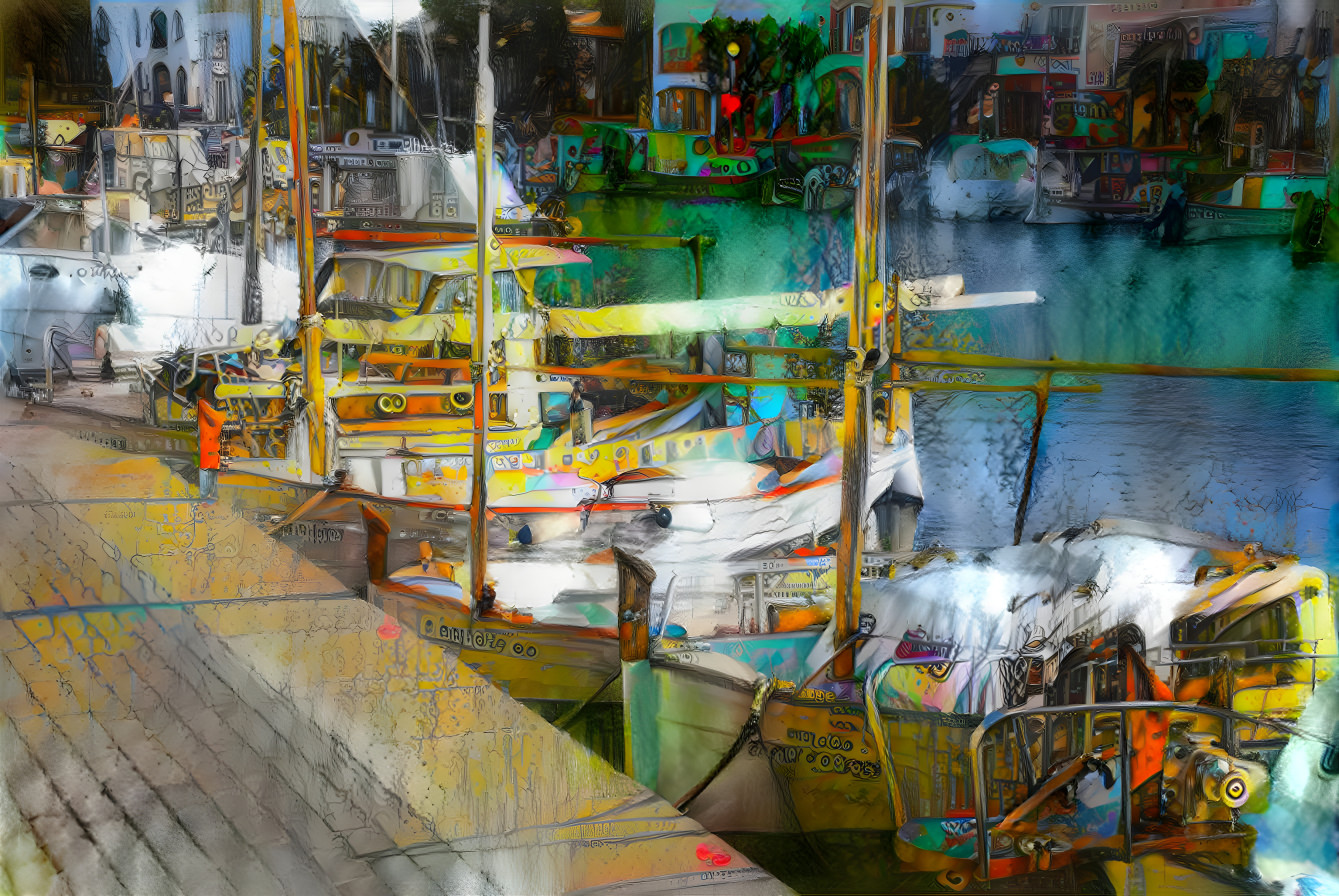 "Mallorca Fishing Boats" - by Unreal.