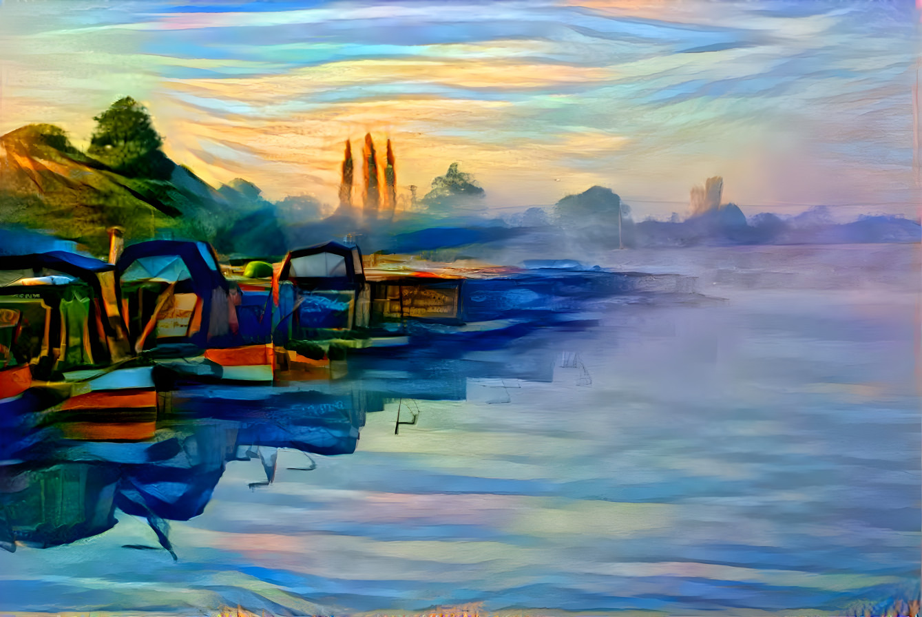 "Cropredy Marina on Oxford Canal" - by Unreal.
