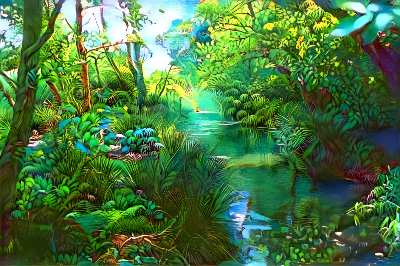 "Secret Green Pool" - by Unreal.