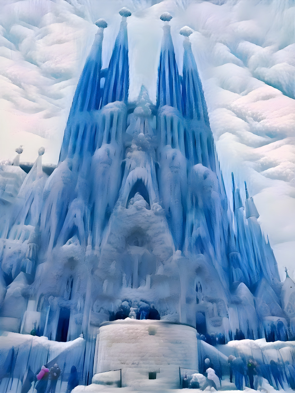 "Gaudi - Cathedral or Ice Palace?" - by Unreal.