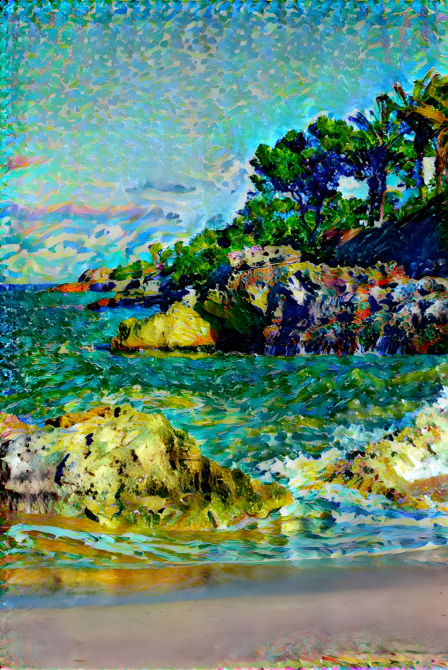 "Impression of Rocky Shore" by Unreal.