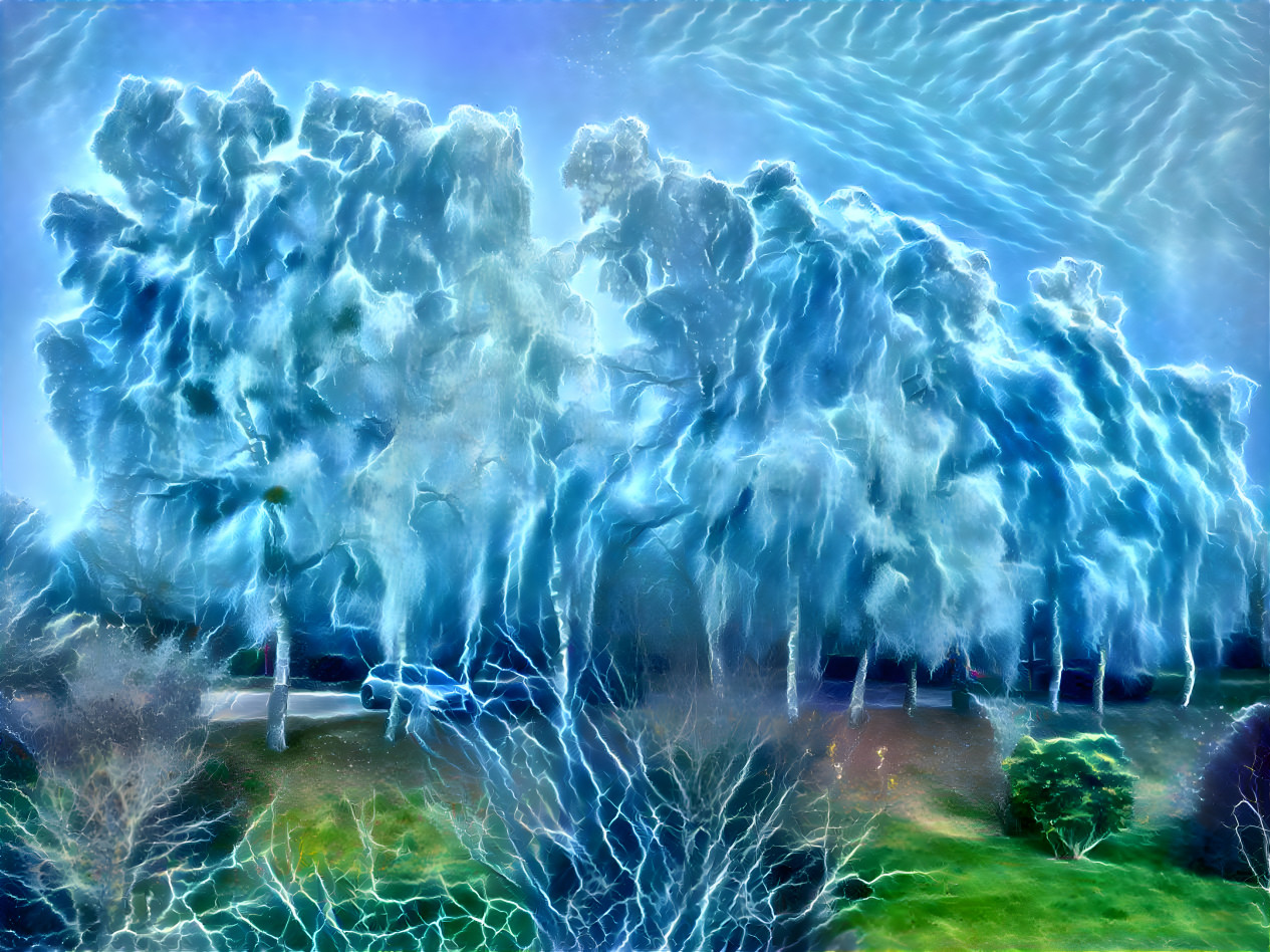 "Air Frosted Trees - Electrified" - by Unreal.