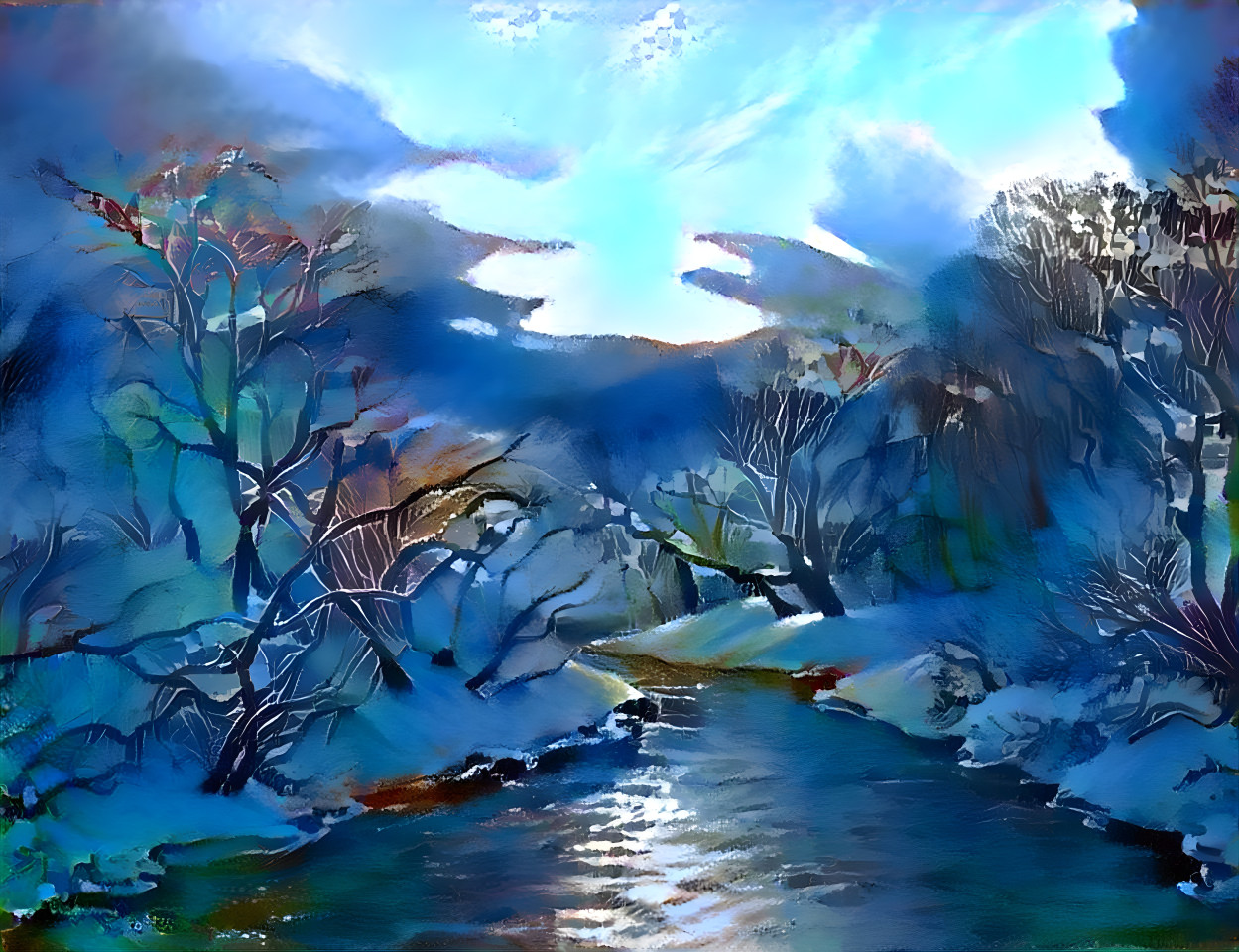 "Icy Stream" - by Unreal.