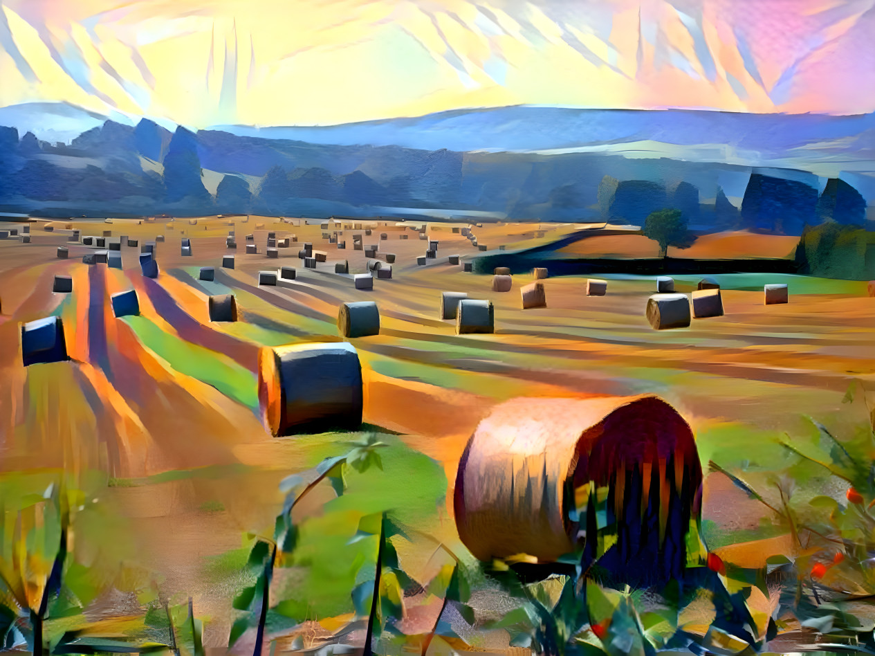"After the Harvest, Burgundy" by Unreal, own photo