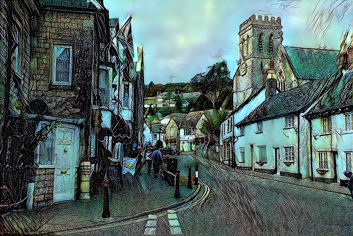"Traditional English High Street"  by Unreal.