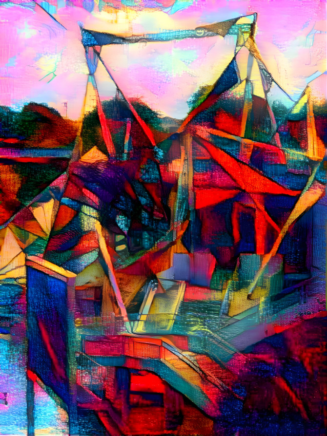 "Abstract from Structure at Futuroscope" by Unreal
