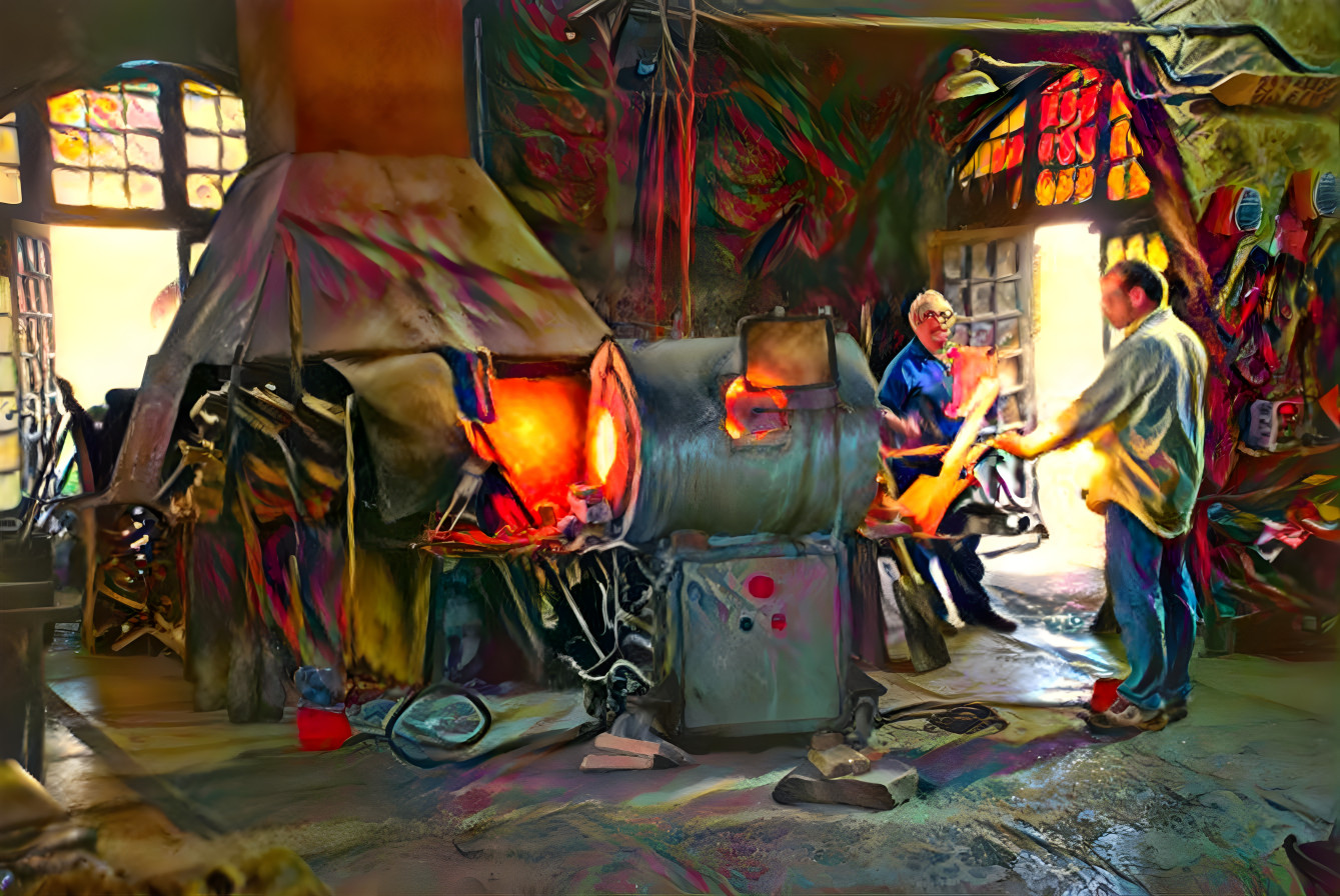 "Glassblowing Workshop in Mallorca" - by Unreal.
